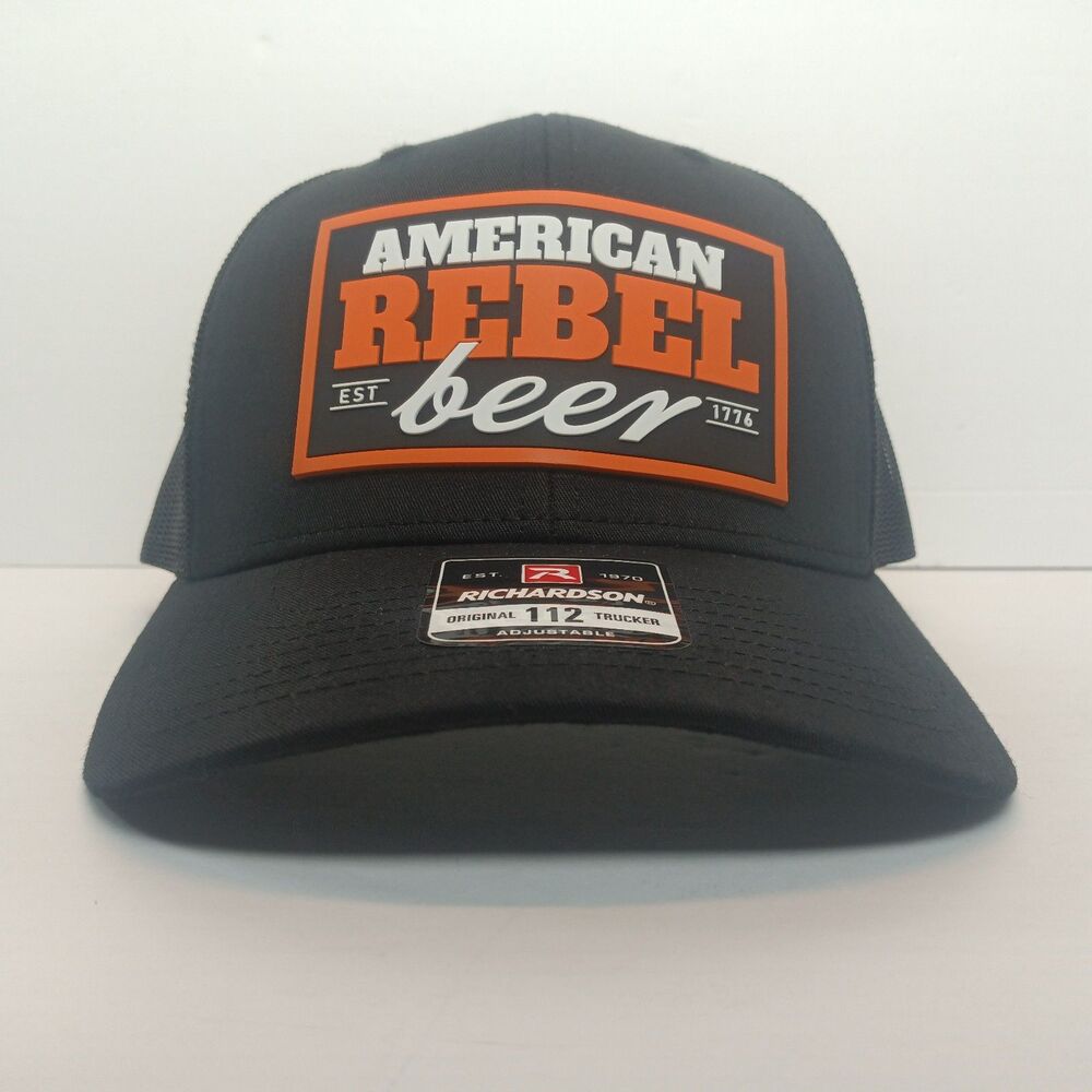 American Rebel Beer Richardson 112 Original Trucker Hat Adjustable Snapback NWOT